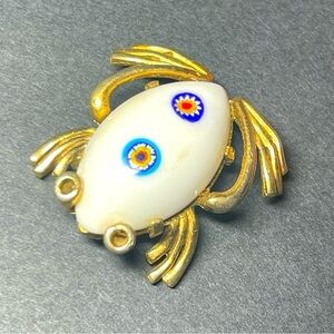 Eisenberg Signed Vintage Frog Brooch